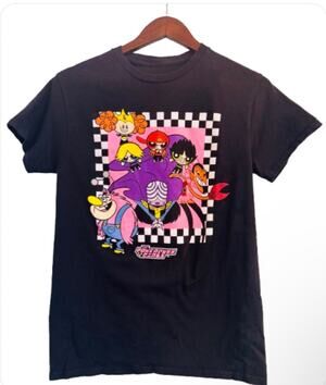 Vintage POWERPUFF GIRLS Ladies Small T Shirt Late 1990’s